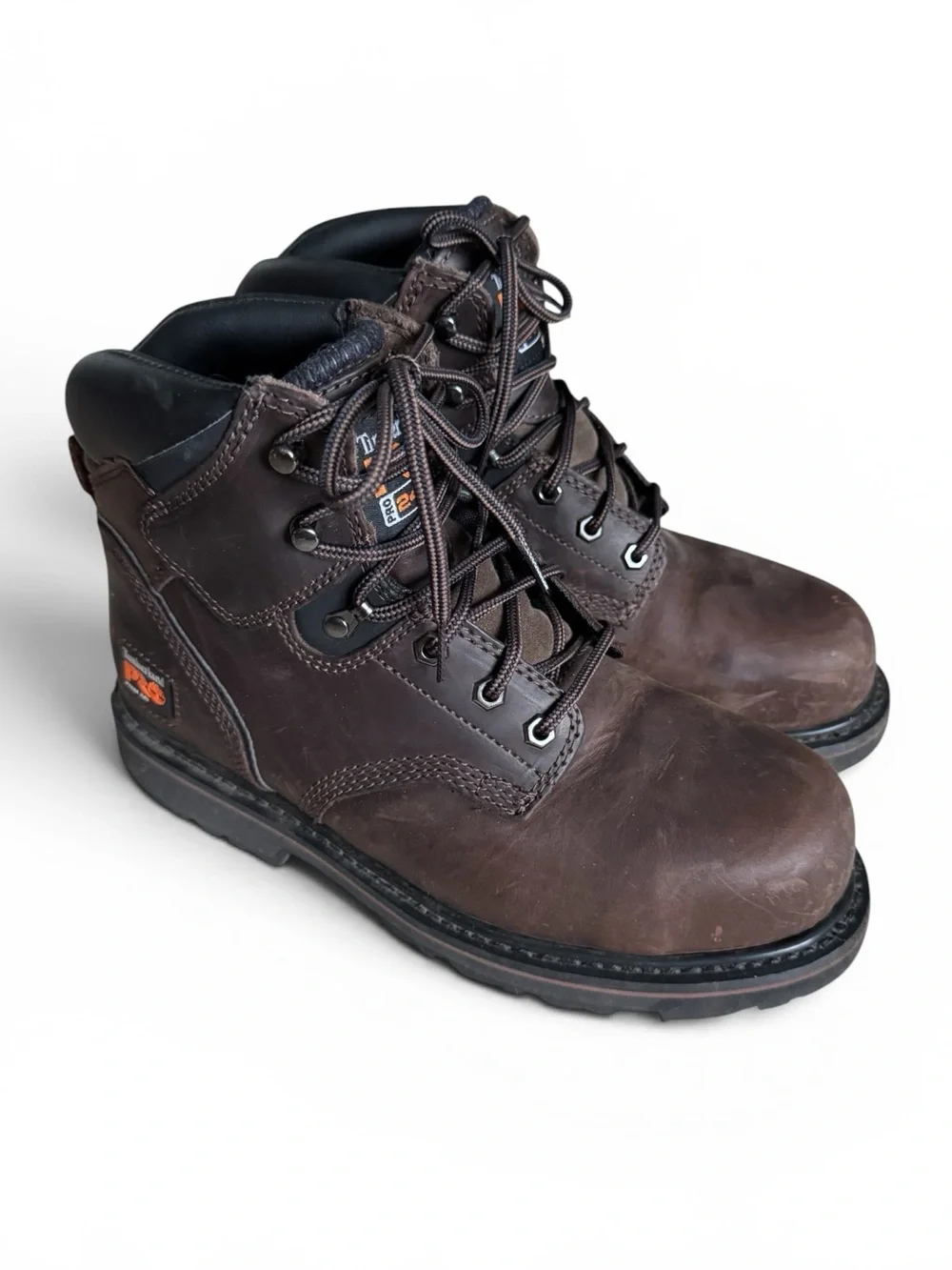 Timberland PRO Pit Boss 6” Steel Toe EH Work Boots Streetwear Brown Men’s 8.5W